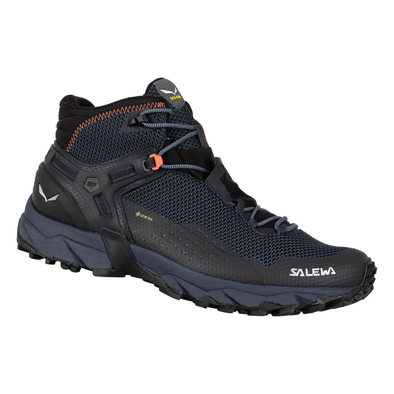 Salewa Men's Ultra Flex 2 Mid GORE-TEX® Hiking Shoes Black/Orange NOP-179340